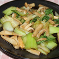 ゆみにゃむ's cooksnap of when they made 簡単♪♪✿青梗菜と❀エリンギの炒め✿.