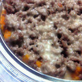 ひめポ's cooksnap of when they made かぼちゃのひき肉のせ焼き.