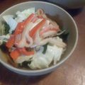 ＢＵＴＴＯＮ3's cooksnap of when they made わかめときゃべつのカニあんかけ♪.