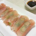 papikun's cooksnap of when they made 長芋の生ハムまき.
