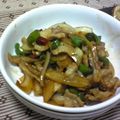 とら＆とららのママ's cooksnap of when they made ♪豚バラ肉と玉ねぎのピリ辛炒め ♪.