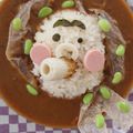 まれ子's cooksnap of when they made ひょっとこ祭り☆デコカレー.
