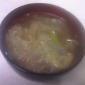 みかち♪'s cooksnap of when they made 豚ひき肉と白菜のネギたっぷりスープ.