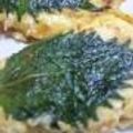 kasiyum's cooksnap of when they made 大葉香る♪なめ茸と豆腐のフワフワ焼.