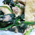 ポルル's cooksnap of when they made ホウレン草、椎茸、ツナの和え物.