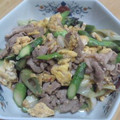 晴れ女＆雫's cooksnap of when they made 豚肉と卵の味噌炒め.