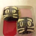 ｍｉｆｕｙｕ's cooksnap of when they made 簡単！キャラ弁！クロネコちゃんおにぎり　.