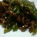 zdfoj's cooksnap of when they made ピーマンと牛肉炒め.