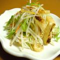 こうまさmam's cooksnap of when they made ポン酢でＯＫ！焼き油揚げのもやしあえ.