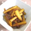 yamita's cooksnap of when they made さつまいものきんぴら.