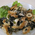 にーなん's cooksnap of when they made ゴマ香る和え物～しらす・ワカメ・ちくわ～.