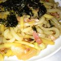 kuma213's cooksnap of when they made ☆バタ－めんつゆ ＤＥ 焼きうどん☆　.