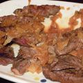 chiakimiru's cooksnap of when they made 柔らかステーキ～和風玉ねぎソース～.