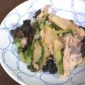 うに１１８'s cooksnap of when they made 大根＊大根葉＊豚肉の中華炒め.