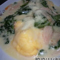 ももちゃろー's cooksnap of when they made すごくおいしい！ホウレンソウとハムのとろ～り半熟オムレツ.