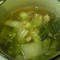 けろたん3's cooksnap of when they made 白菜とひき肉のおいしいスープ.