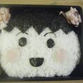 3姉妹ちゃんママ's cooksnap of when they made 簡単ちびまる子ちゃん★キャラ弁.