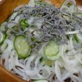 cominam's cooksnap of when they made 玉ねぎ＆きゅうりのスライスサラダ♪.