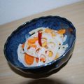 サオリ's cooksnap of when they made レンコンと人参のなます.