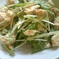跳ぶ鳥's cooksnap of when they made Ψわさび白だし風味のなめらか白和えΨ.