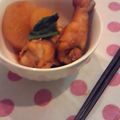 kabaria's cooksnap of when they made 甘辛☆手羽先煮込み～大根入り～.
