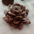 おひさまみつけた's cooksnap of when they made 材料2つ！クリスマスに松ぼっくりデザート.