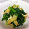 ★ゆきんこ☆'s cooksnap of when they made ♪小松菜と油揚げのおひたし♪.