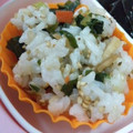 ユーロン's cooksnap of when they made 大根の葉っぱの炒め物with残り野菜！.