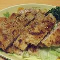 びびびび's cooksnap of when they made 焼きとんかつ　しそポン酢.