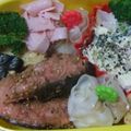 うざみん's cooksnap of when they made 材料２つ！！鮭のたっぷり胡麻衣焼き☆.