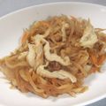 きらり流れ星's cooksnap of when they made 切干大根とカリカリ鶏皮のきんぴら.