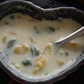 Michonchon's cooksnap of when they made 離乳食後期に　三色ニョッキ.