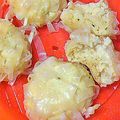 ☆番長もり☆'s cooksnap of when they made さきいかとお豆腐のコロコロシュウマイ.