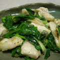 Cookingmam's cooksnap of when they made 節約☆鶏むね肉と小松菜の塩炒め.