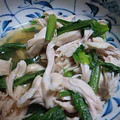 KanoKano_A's cooksnap of when they made 春菊とささみのおひたし.