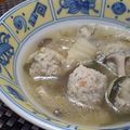 inyako's cooksnap of when they made 野菜たっぷり♪ふわふわ肉団子＆春雨スープ.