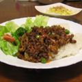 miino's cooksnap of when they made そばめしキーマカレー.