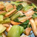 まめたん's cooksnap of when they made チンゲン菜とエリンギのオイスター炒め.