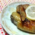 キョク's cooksnap of when they made 鶏手羽先のにんにく焼き.