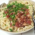 CoffeeCoco's cooksnap of when they made 和風トマトマリネの冷製パスタ❤.