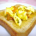 __puririn's cooksnap of when they made 半熟たまご★トースト.