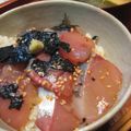 morvan's cooksnap of when they made はまちのづけ丼.