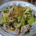 K/S's cooksnap of when they made 豚バラとちんげん菜煮.