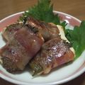 ゆうmayu's cooksnap of when they made 豆腐の梅しそベーコン巻き.