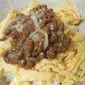 CoffeeCoco's cooksnap of when they made 我が家のイカ納豆丼♫.