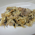 まほじょ's cooksnap of when they made えのきと豚肉の塩昆布炒め.