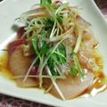 ＴＯＭＯＷＡＴ's cooksnap of when they made 魚臭くない(*ﾟДﾟ)/カルパッチョ✿.