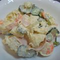 波波子's cooksnap of when they made 基本のカラフル☆ポテトサラダ.