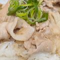 ひぃたろぉ～♪'s cooksnap of when they made かんたんお昼に☆豚しゃぶ丼.