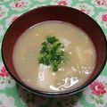 moruchama's cooksnap of when they made 白菜＆豆腐の味噌汁.